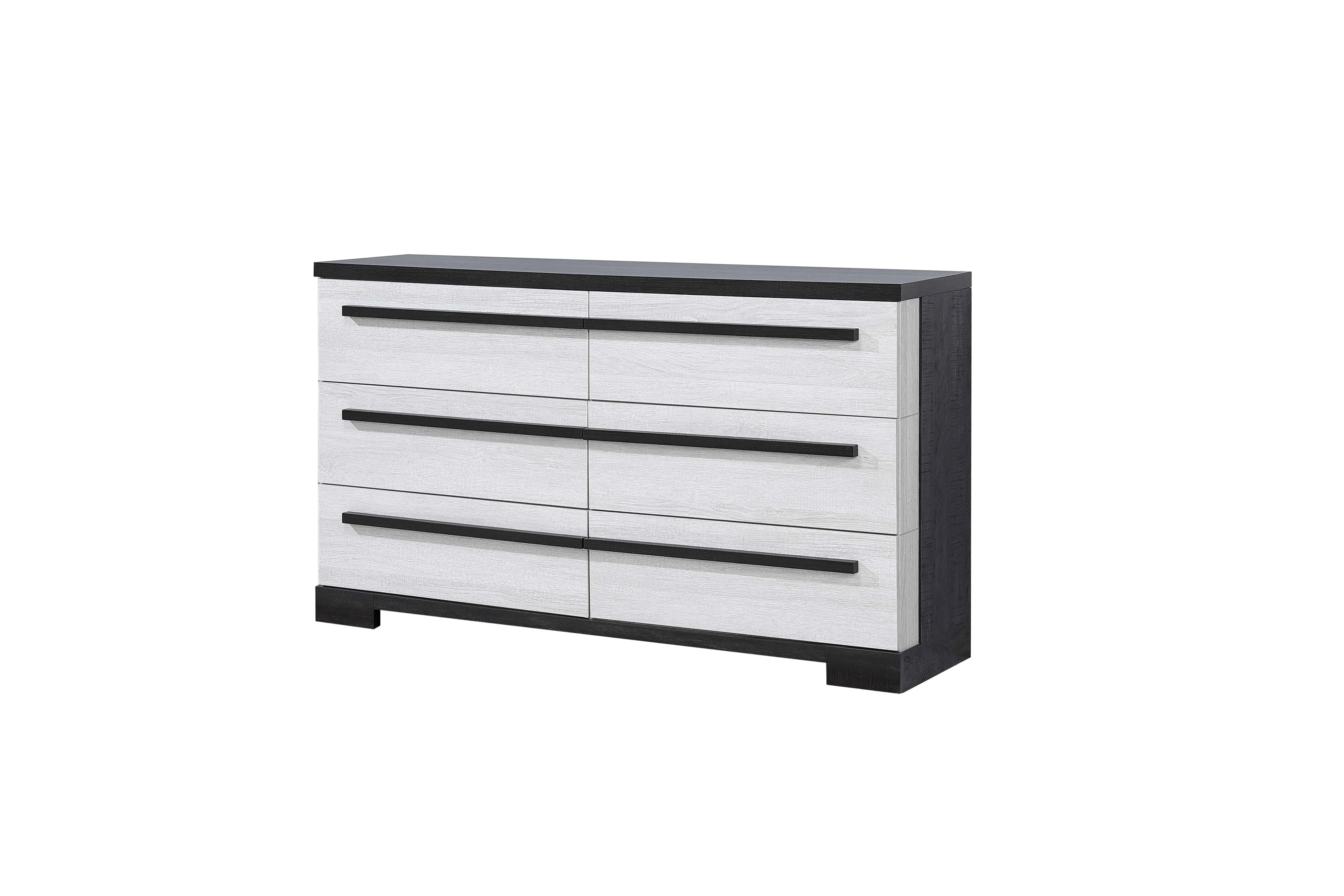 crown-mark-remington-b8162-1-contemporary-two-tone-6-drawer-dresser