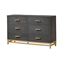 Trevor Contemporary 6-Drawer Dresser