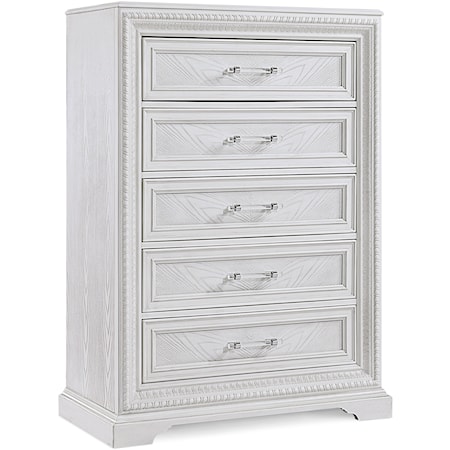 Alexandria Transitional 5-Drawer Bedroom Chest