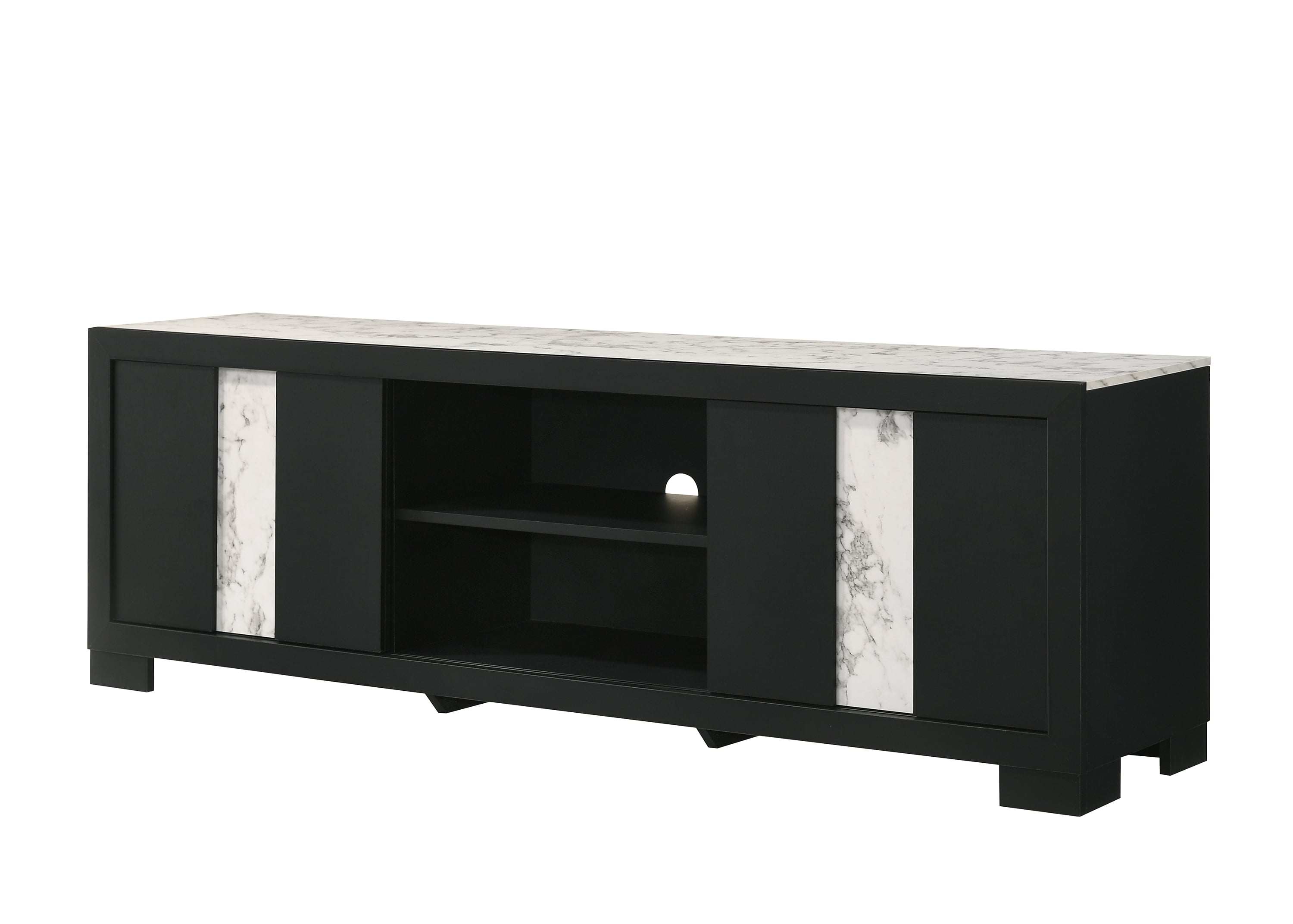 Crown Mark Rangley Sliding-Door TV Console