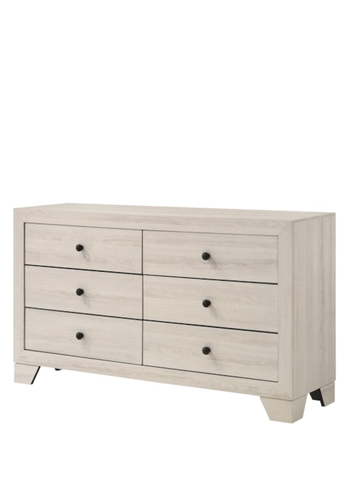 Rustic 6-Drawer Dresser