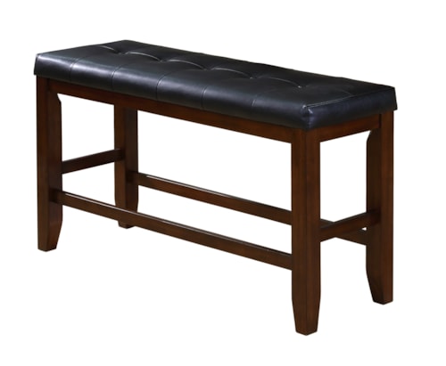 Bardstown Transitional Counter Height Bench