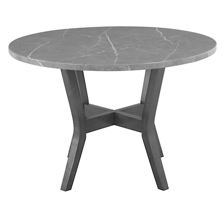 5-Pk Dining Set Glitter Grey