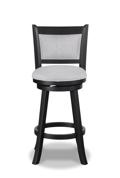 Transitional Swivel Bar Stool