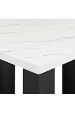 Faux marble top