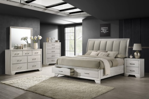 Queen Storage Bed HB