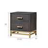 Crown Mark Trevor Night Stand