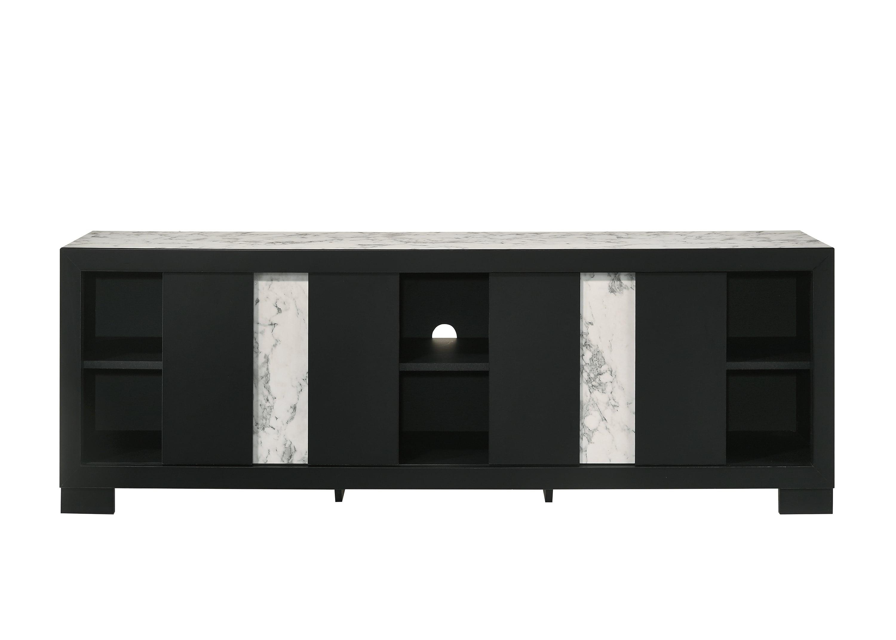 Crown Mark Rangley Sliding-Door TV Console