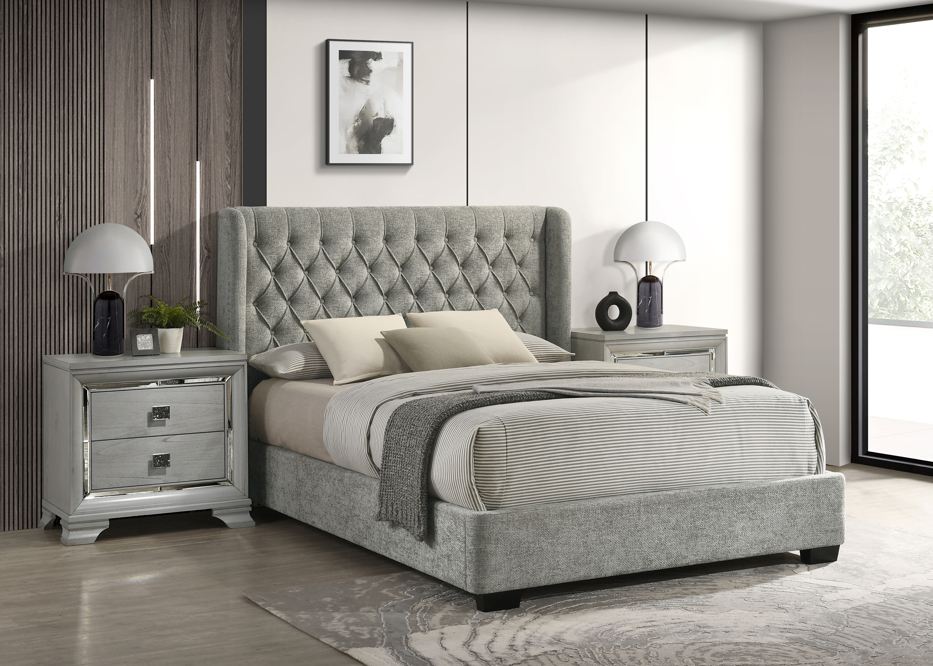 Queen Upholstered Bed