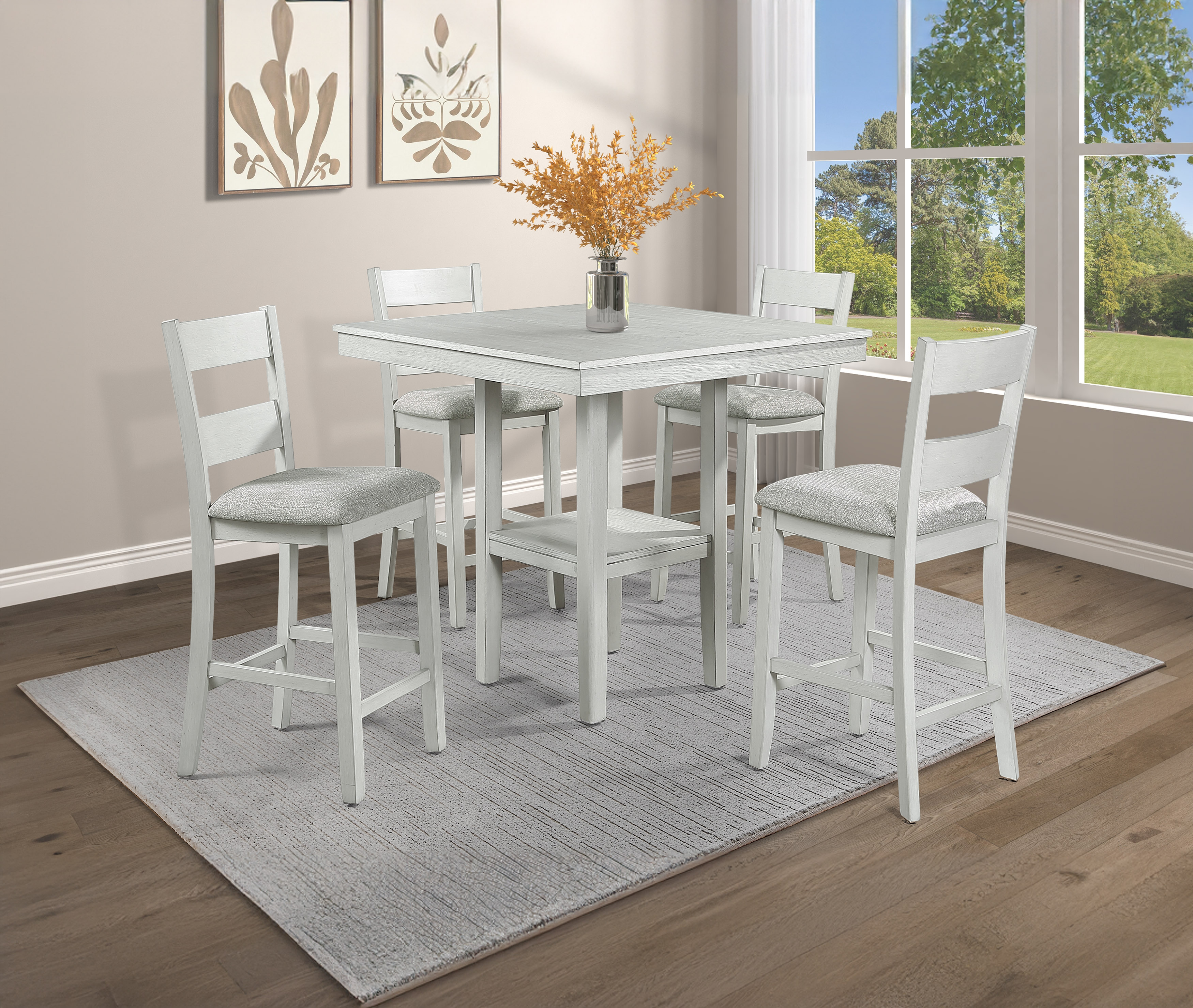 5-Piece Counter Height Dining Set