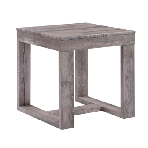 Contemporary Square End Table