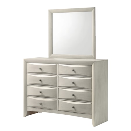 Emily Dresser 8 Drawers White