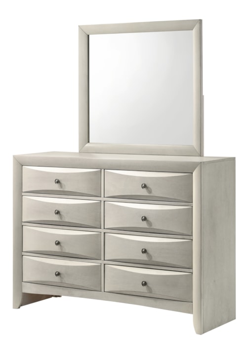 Emily Dresser 8 Drawers White