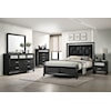 Crown Mark Lila King Upholstered Panel Bed