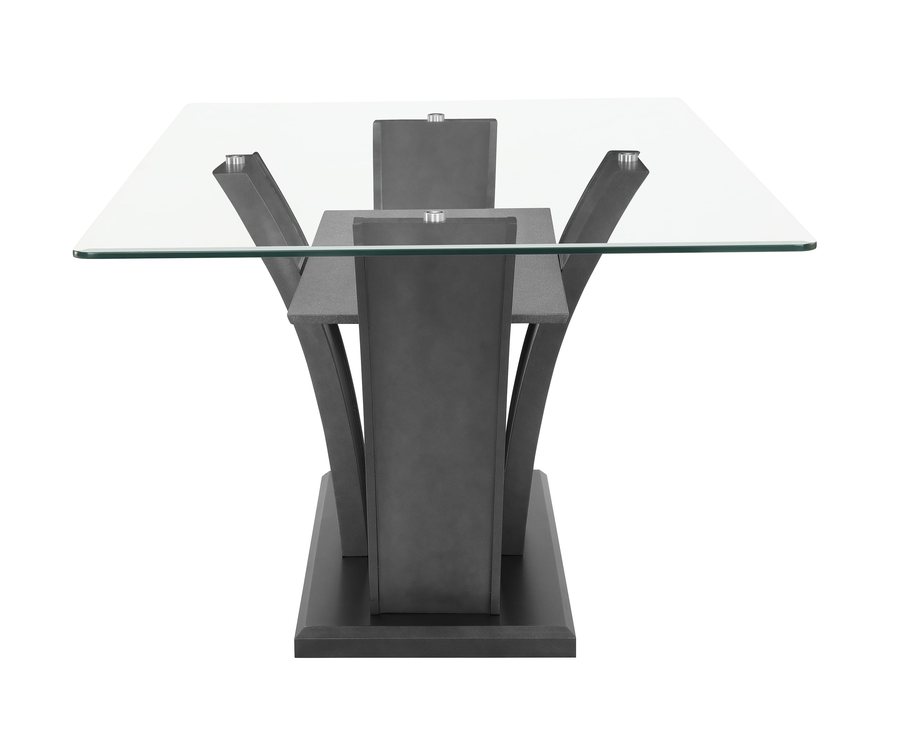 Crown Mark Camelia 1216DVT4272GL Contemporary Dining Table with Glass