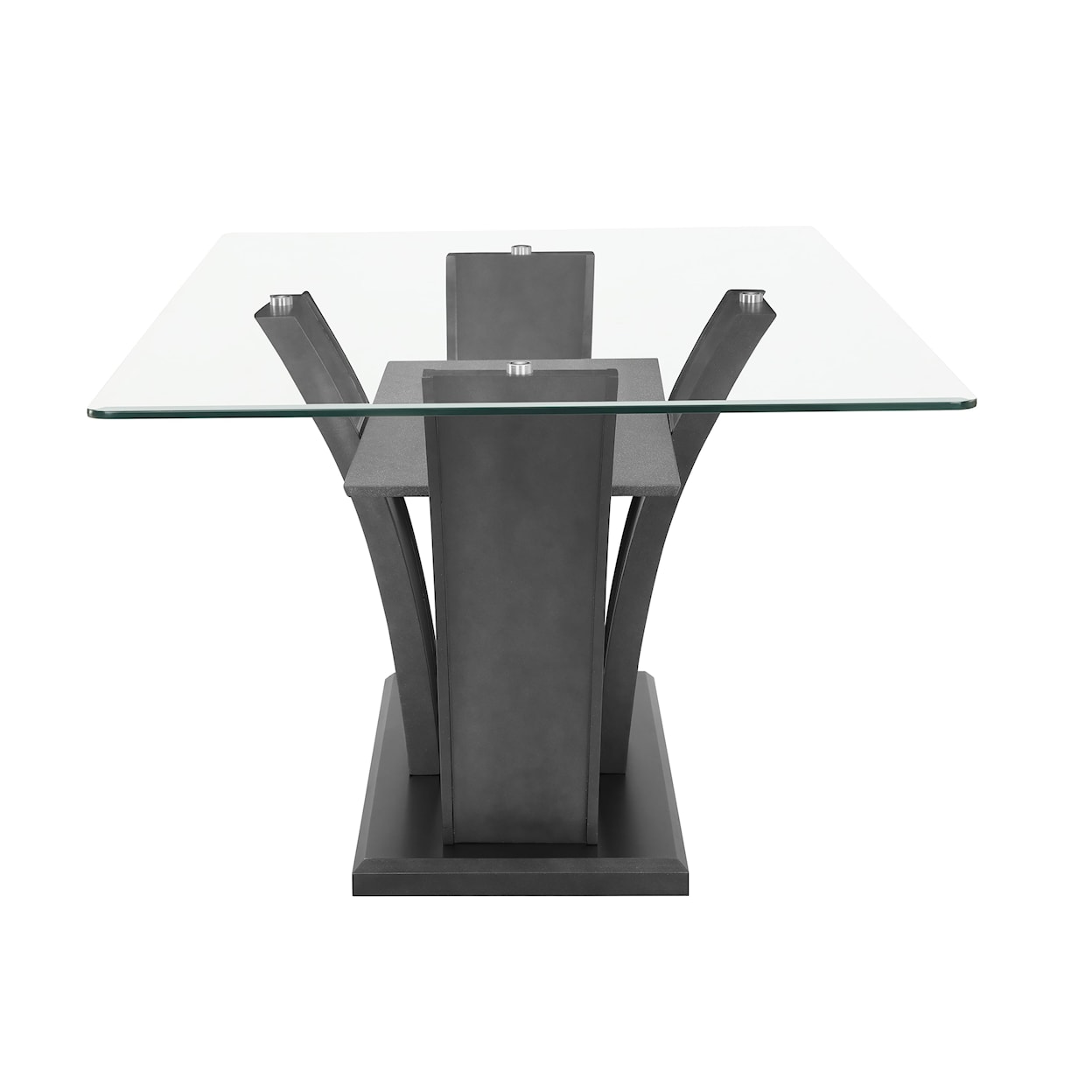 Crown Mark Camelia Dining Table Glass Top