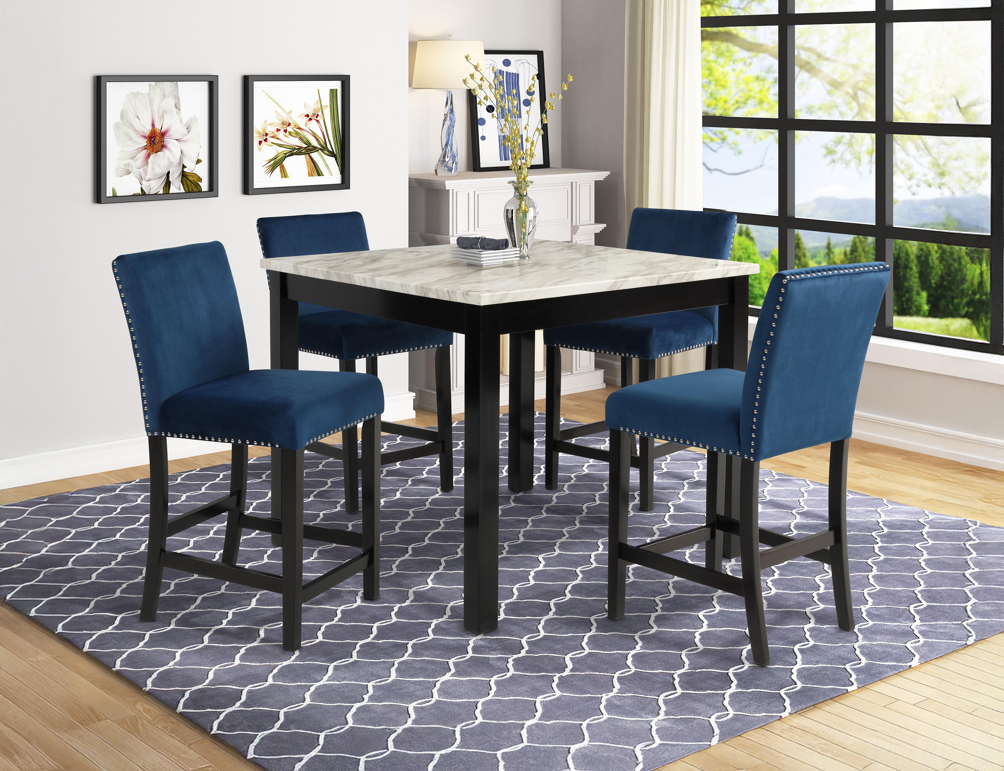 5-Piece Counter Height Table Set