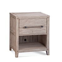 Contemporary 1-Drawer Nightstand