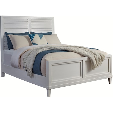 Coastal King Panel Bed