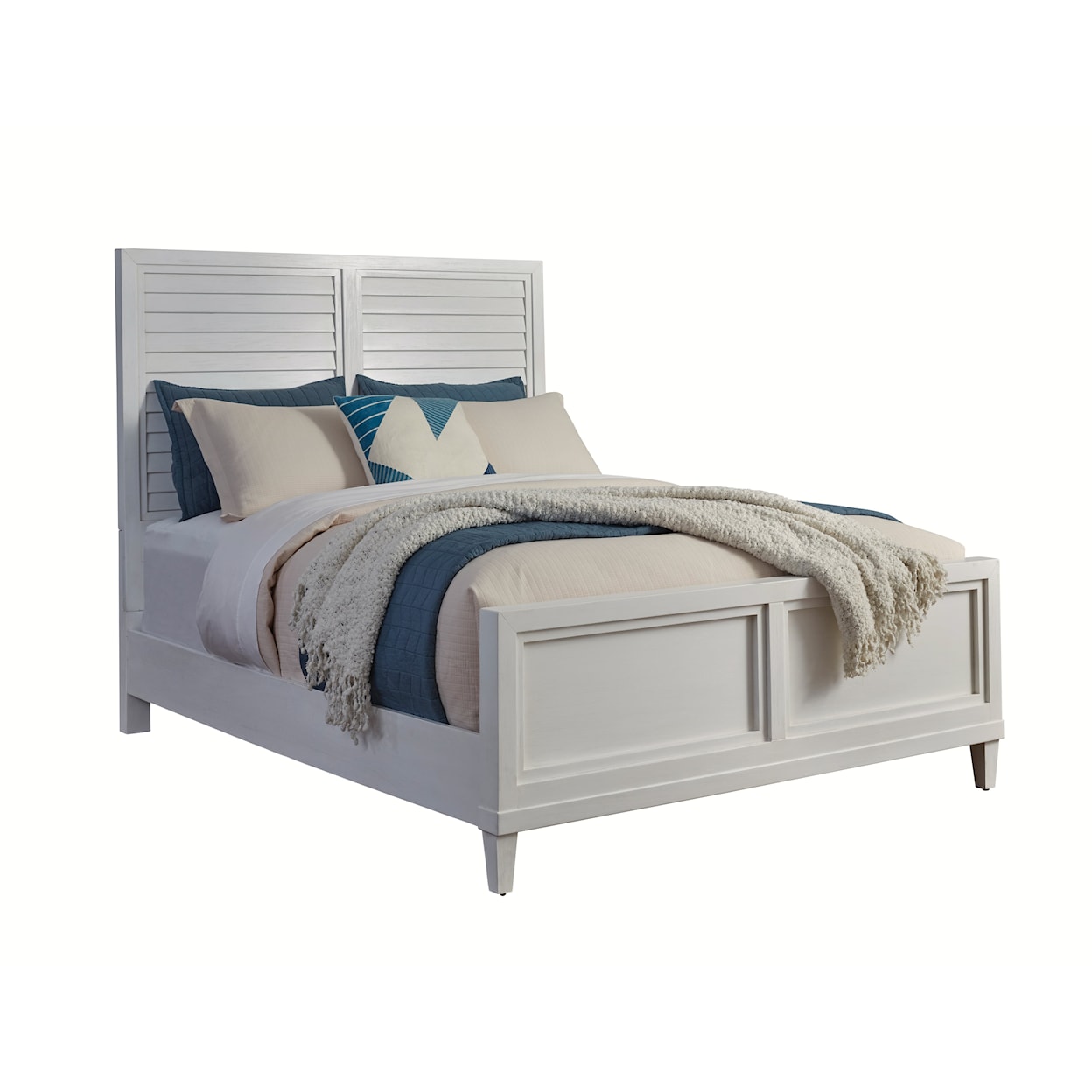 American Woodcrafters Dunescape King Panel Bed