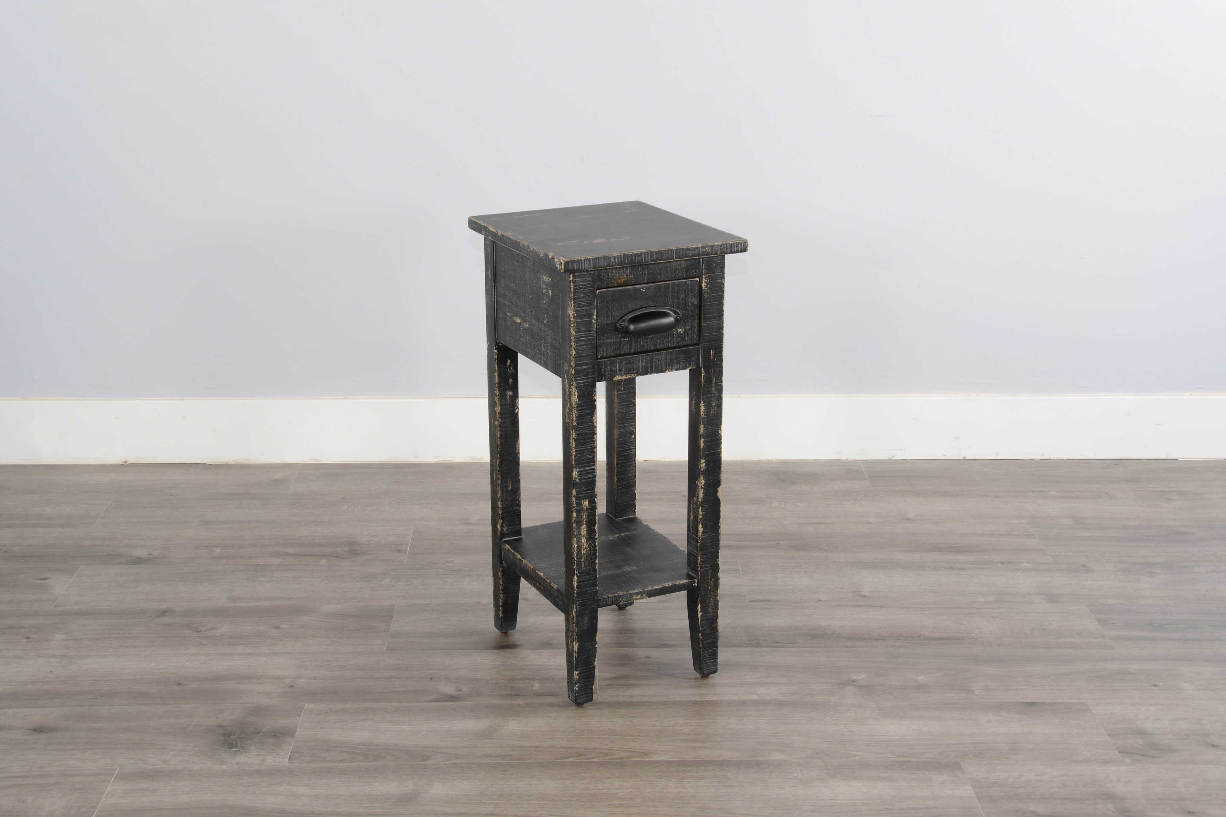 Sunny Designs Marina Black Sand Chair Side Table