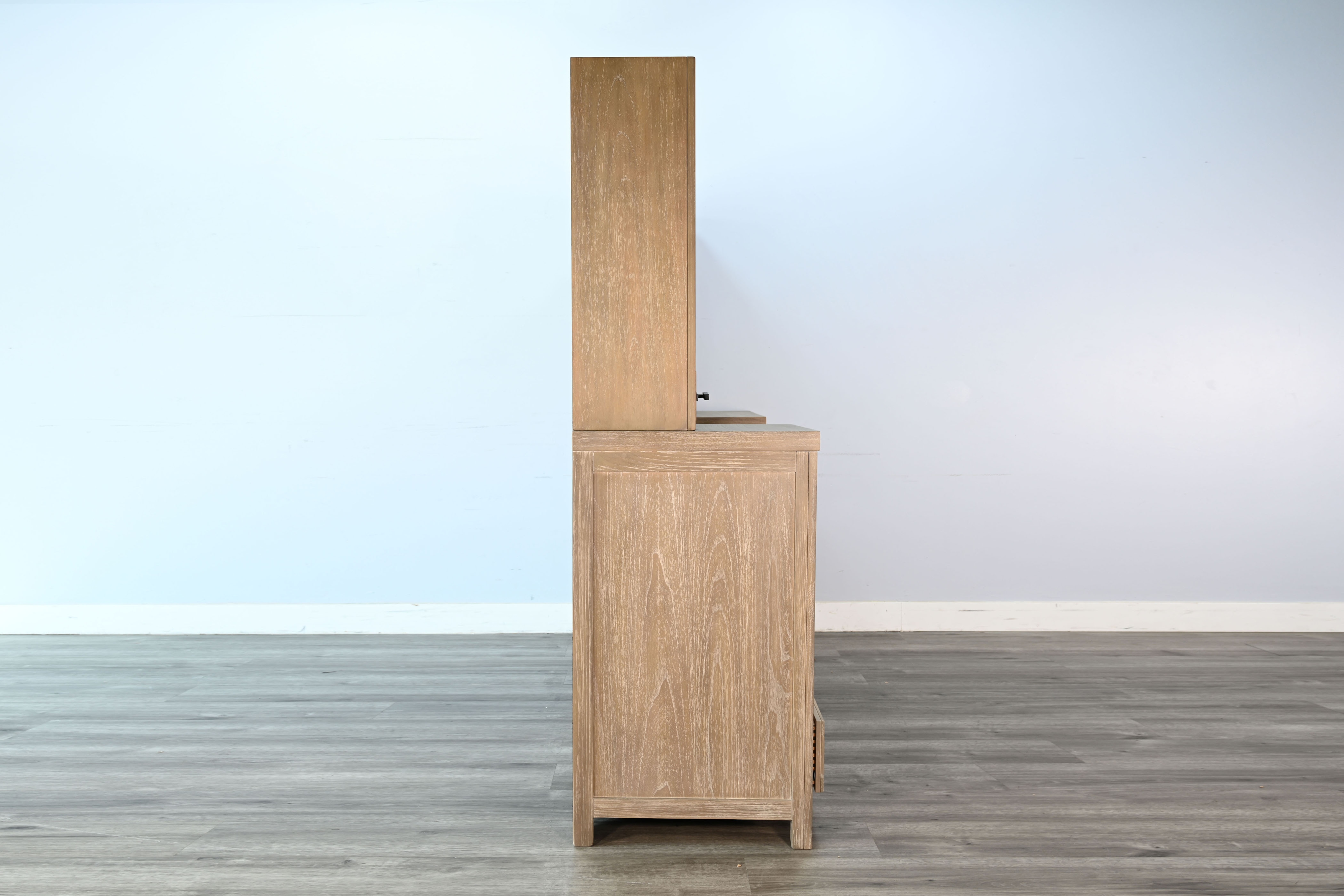 Rustic Wood Buffet Hutch