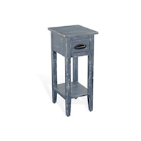 Ocean Blue Chair Side Table