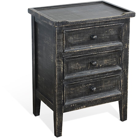 Farmhouse End Table with Drawers