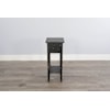 Sunny Designs Marina Black Sand Chair Side Table