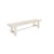 Sunny Designs Marina White Sand 64" Bench w/ Turnbuckle, Wood Seat