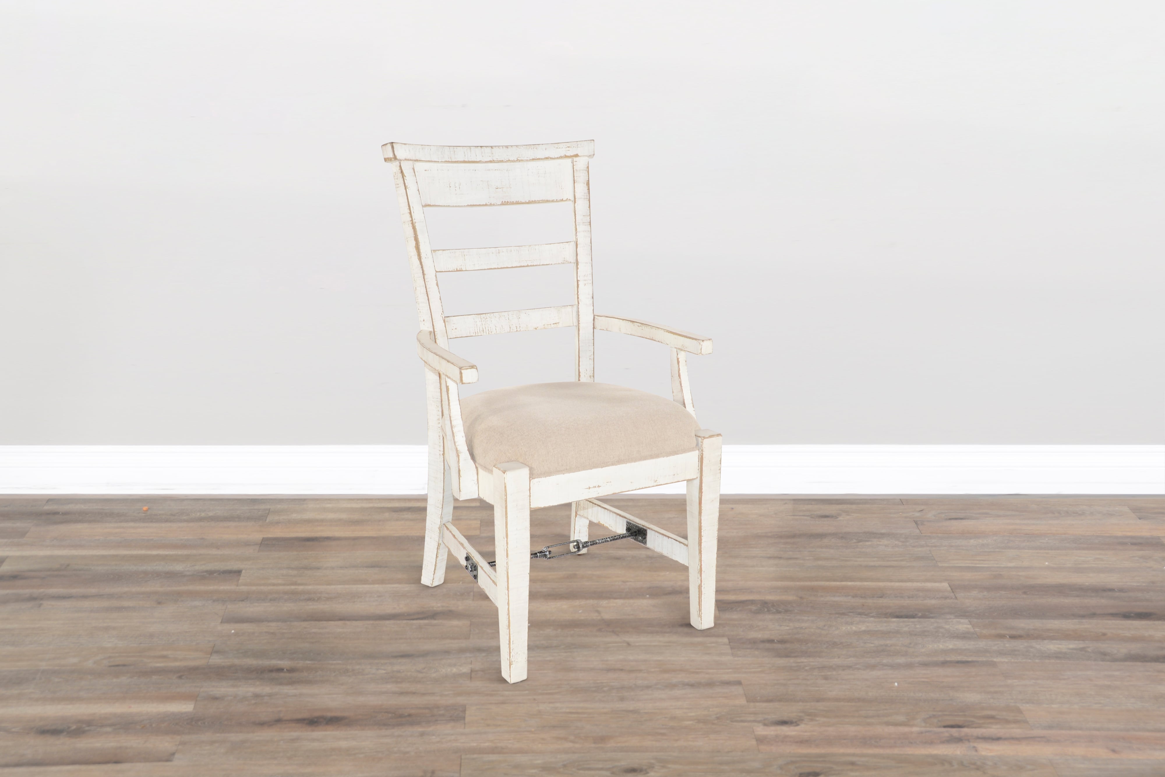 White Sand Arm Chair, Cushion Seat