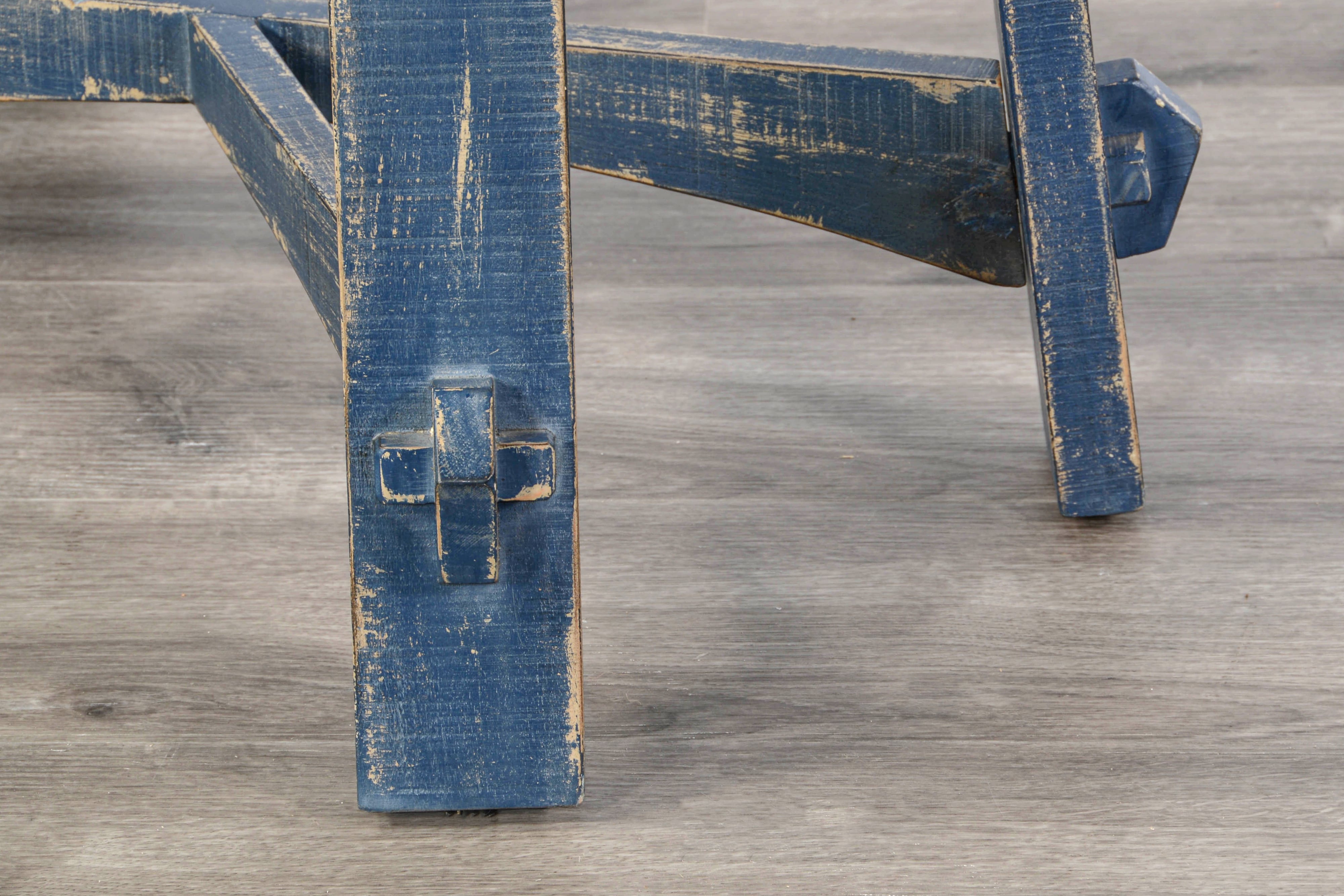 Sunny Designs Marina Ocean Blue Chair Side Table