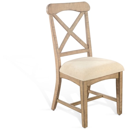 Beach Pebble Dining Chair, Cushion Seat