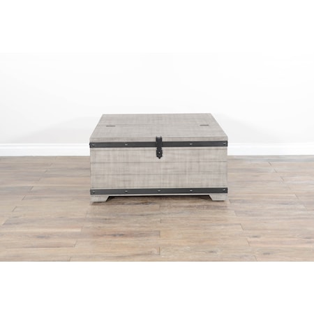 Alpine Grey Coffee Table with Lift Top and Casters