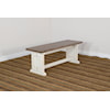 Sunny Designs Pasadena Dining Bench with Two-Tone Finish