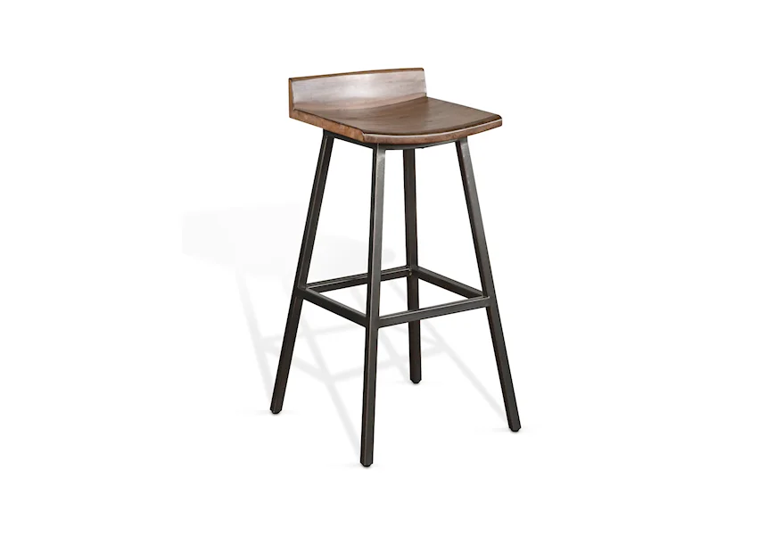 Doe Valley 30"H Stool, Wood Seat by Sunny Designs at Wayside Furniture & Mattress