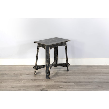 Black Sand Chair Side Table