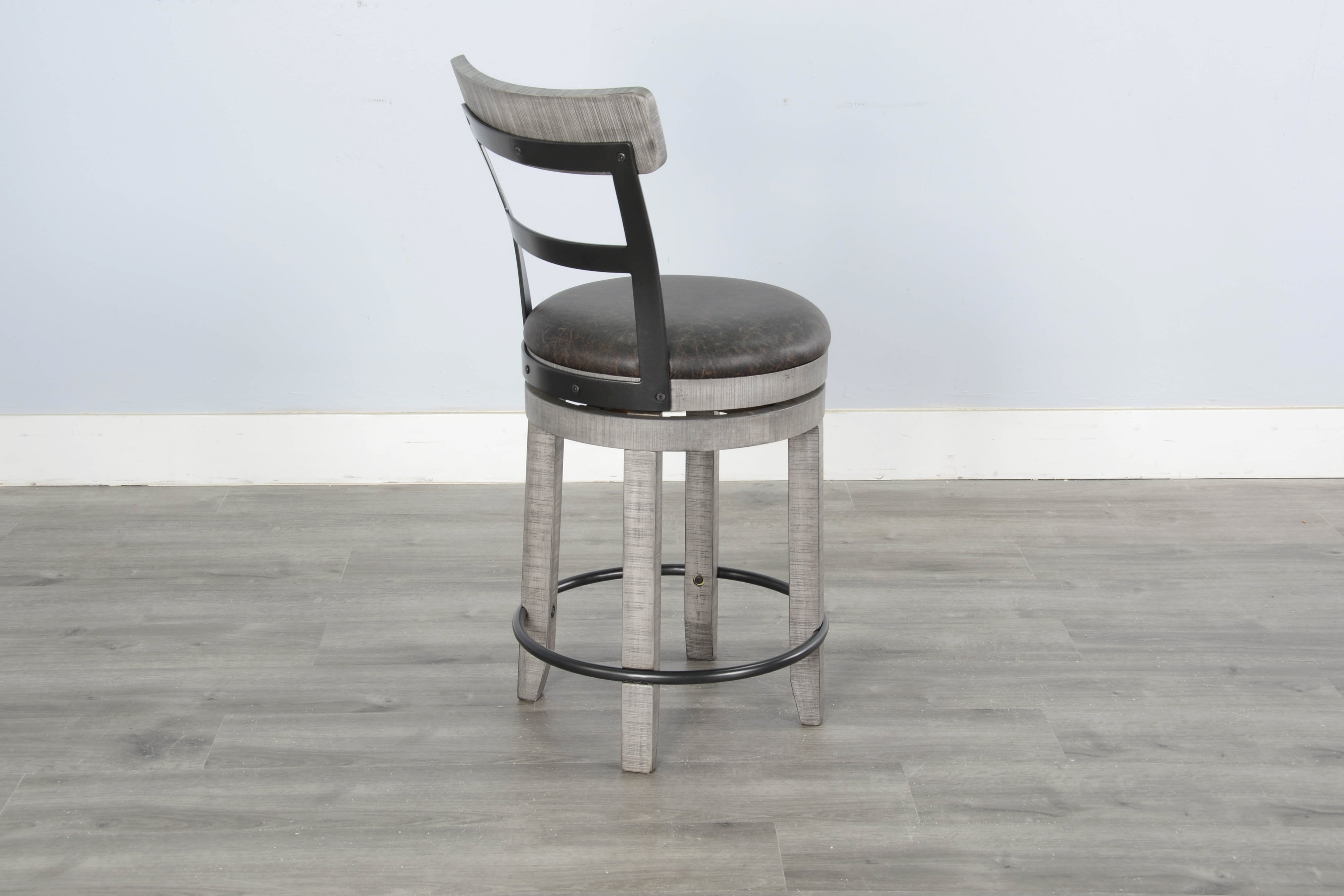 Counter Swivel Barstool, Cushion Seat