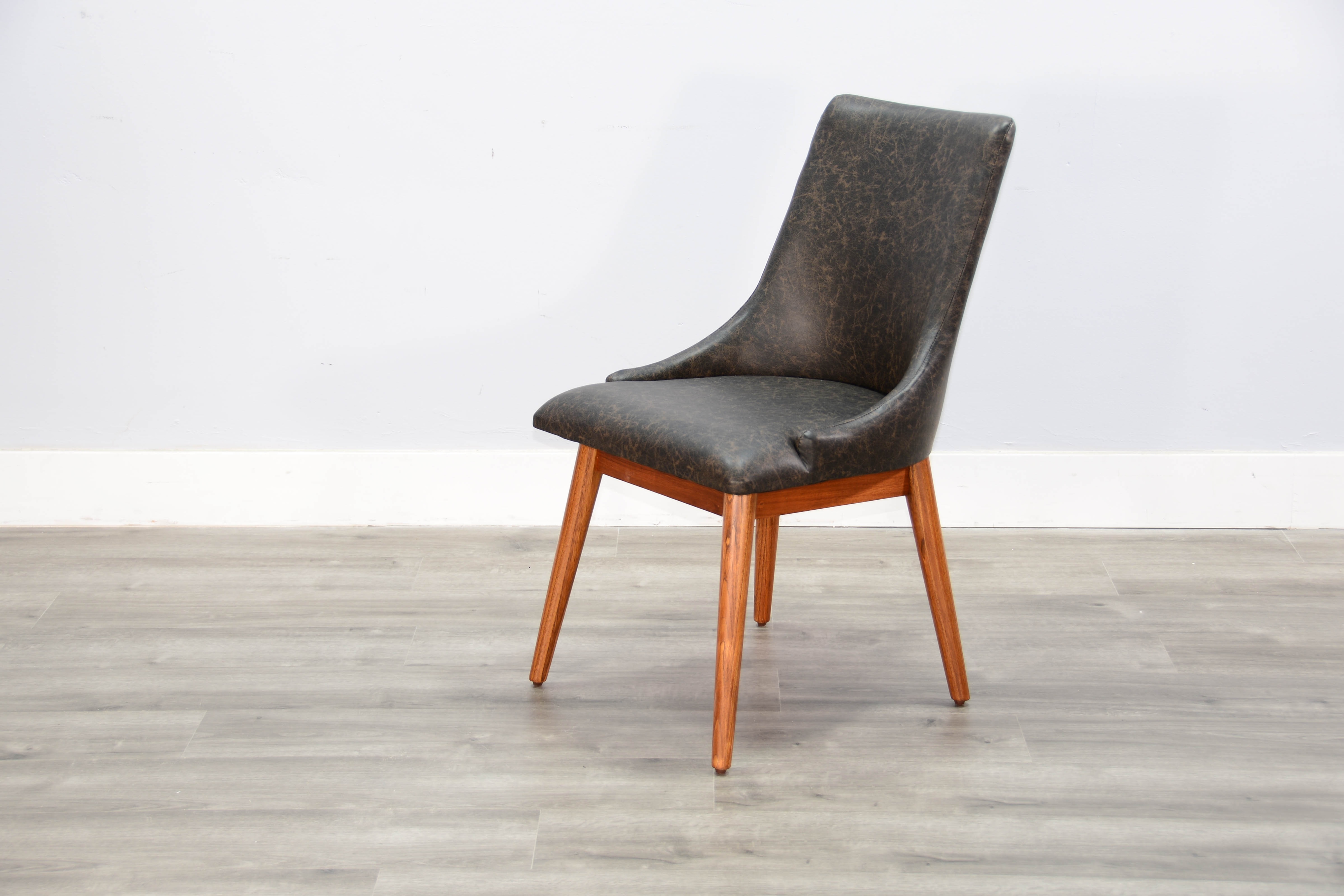 Mid-Century Modern Upholstered Dining Chair