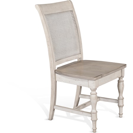 Caneback Chair, Wood Seat