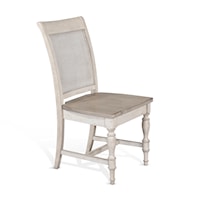 Caneback Chair, Wood Seat