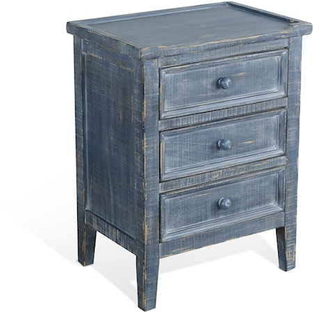Farmhouse End Table with Drawers
