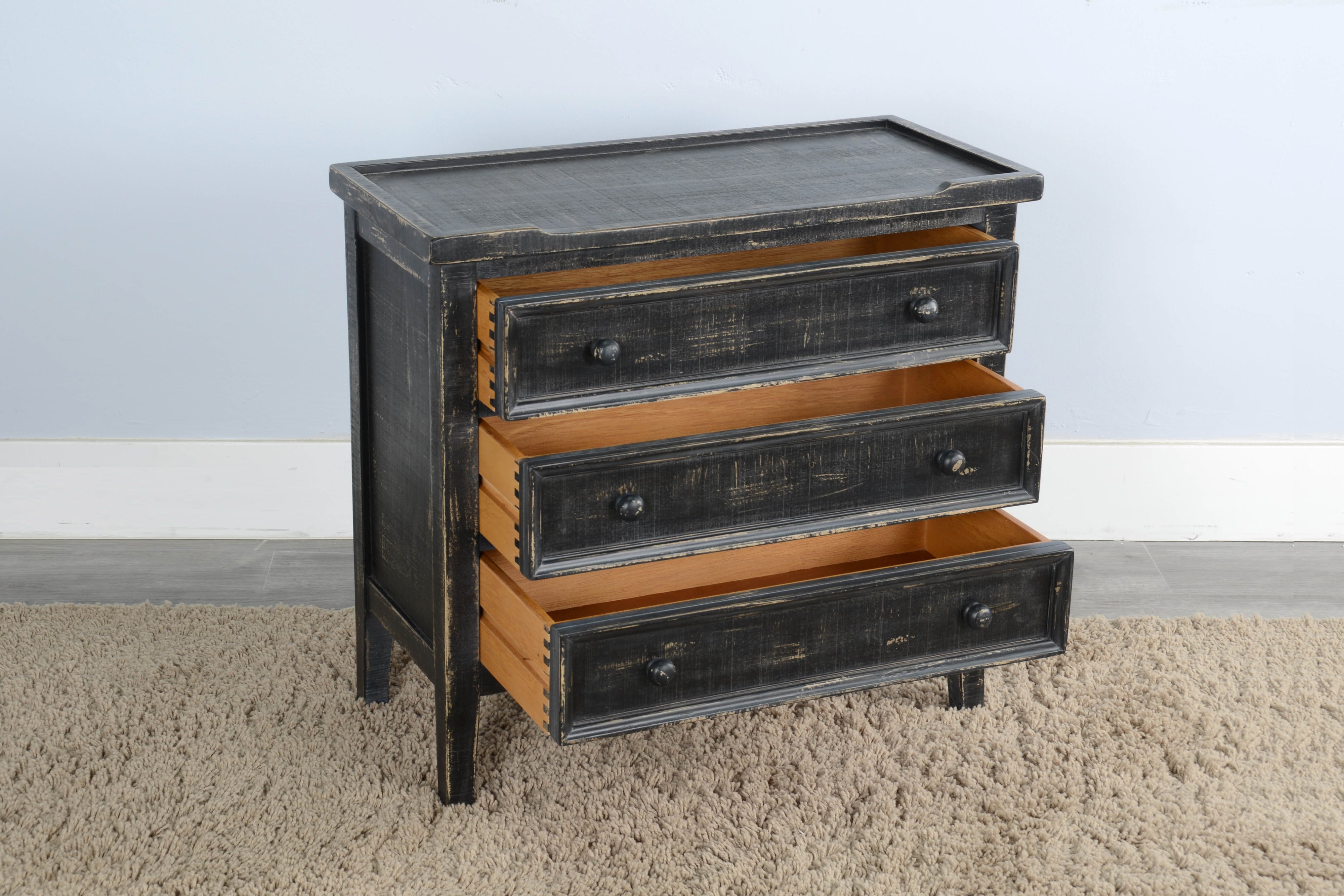 Sunny Designs Marina End Table with Drawers