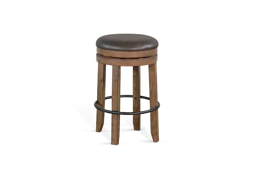 Doe Valley Swivel Bar Stool by Sunny Designs at Conlin's Furniture