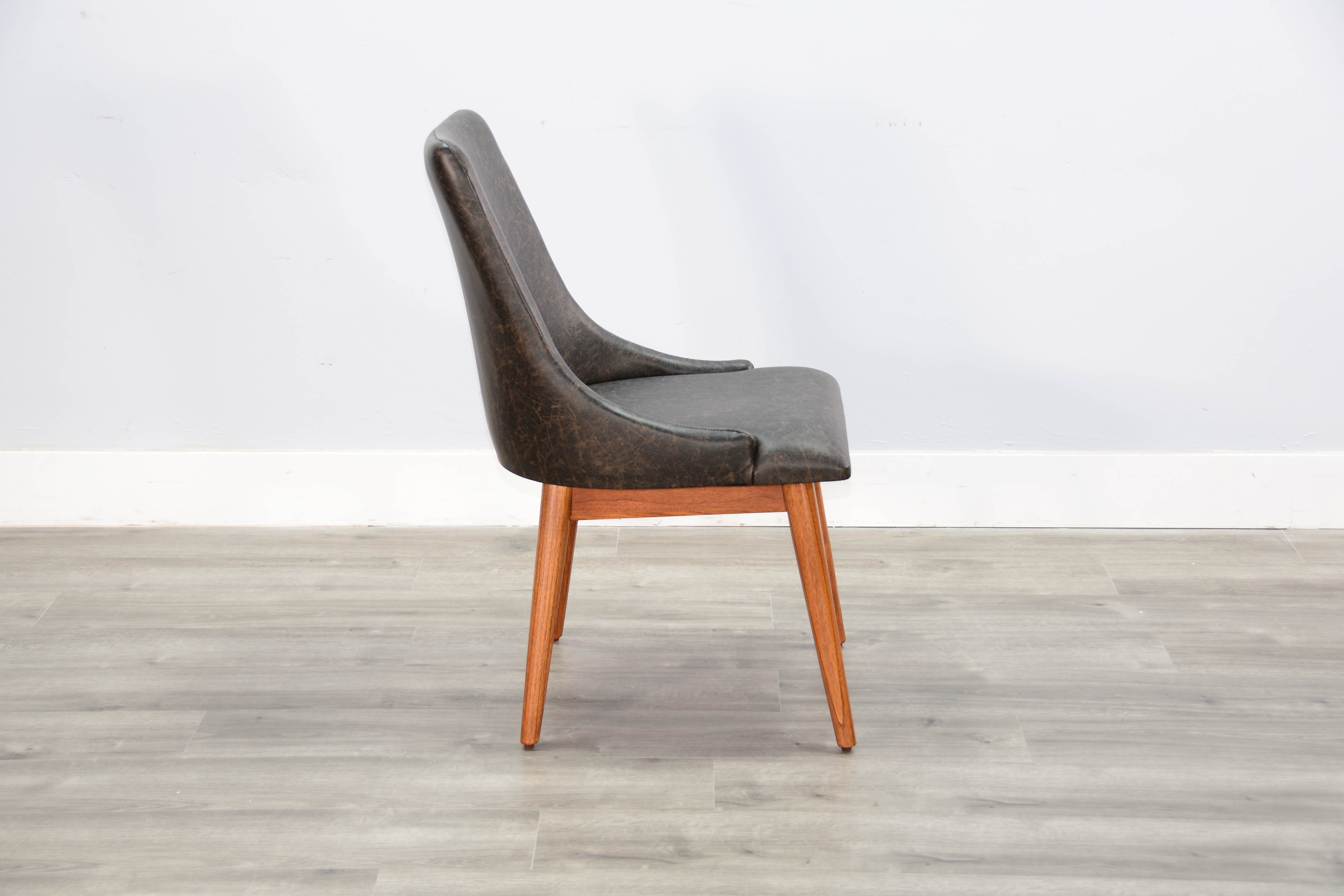Mid-Century Modern Upholstered Dining Chair