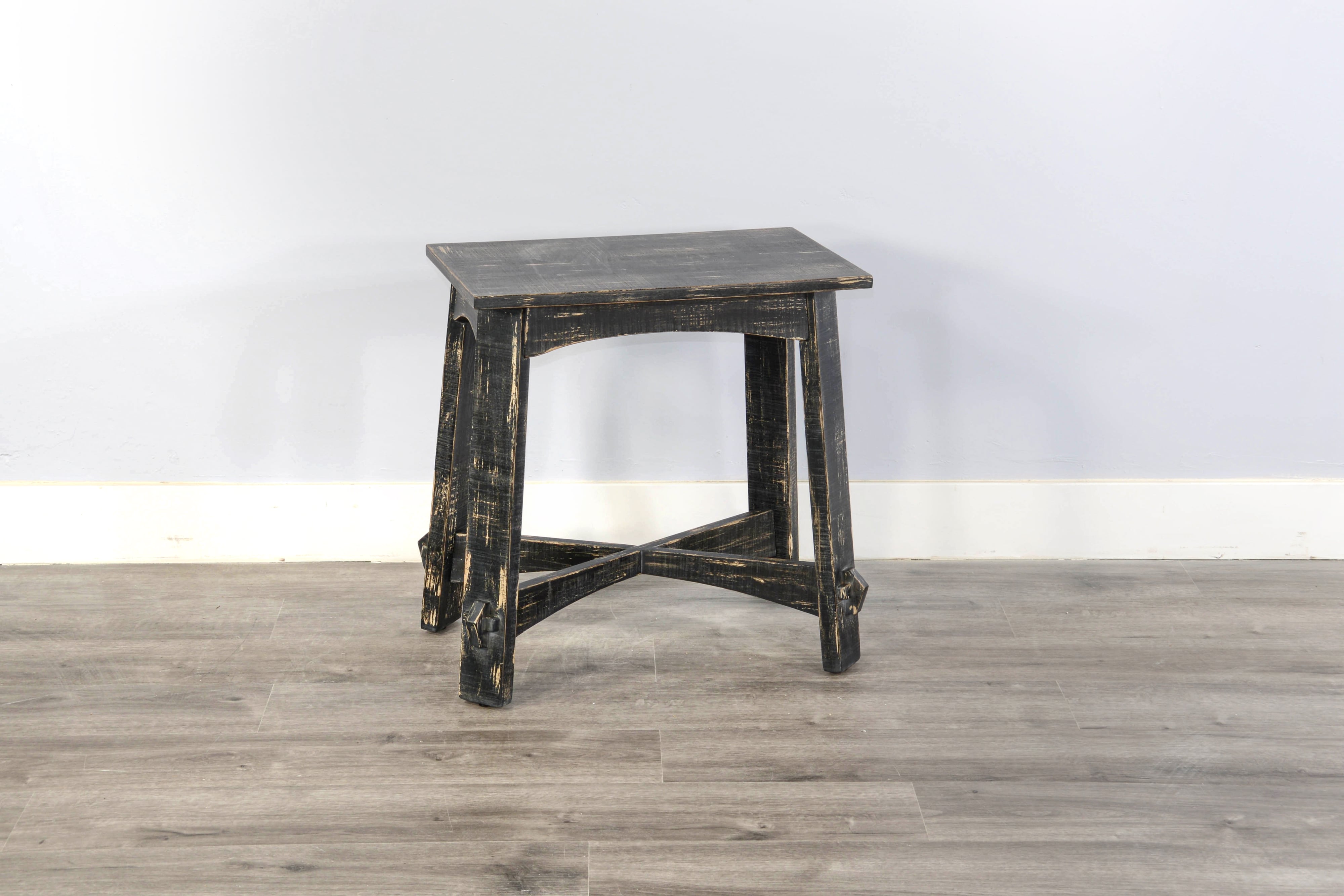 Black Sand Chair Side Table