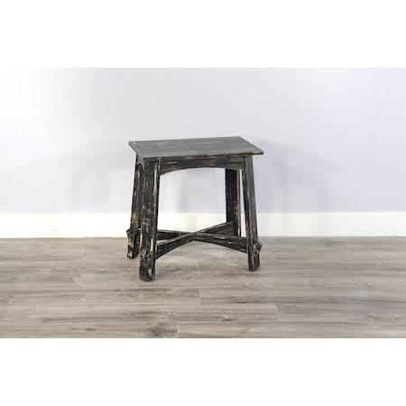 Black Sand Chair Side Table