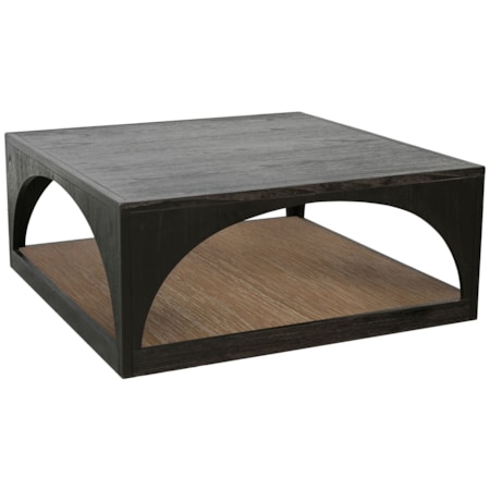 Modern Wood Coffee Table And Casters