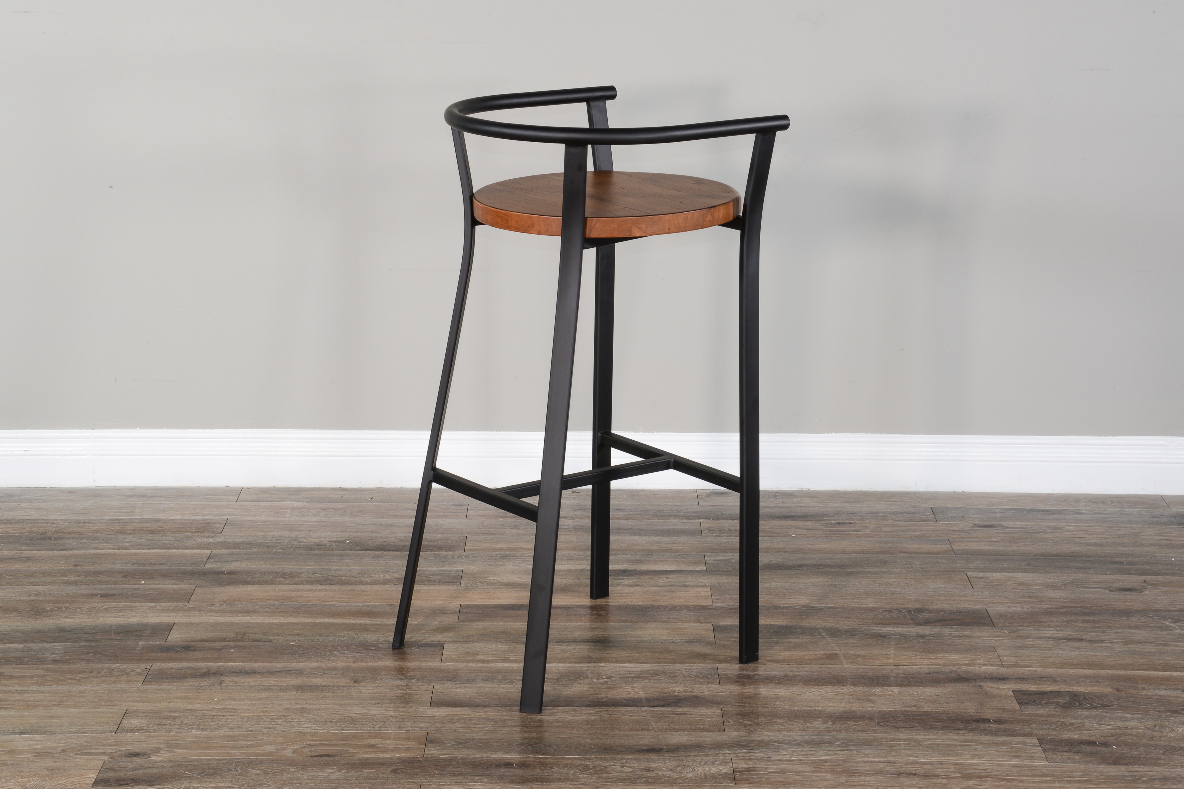 Sunny Designs Metroflex 30"H Barstool, Wood Seat