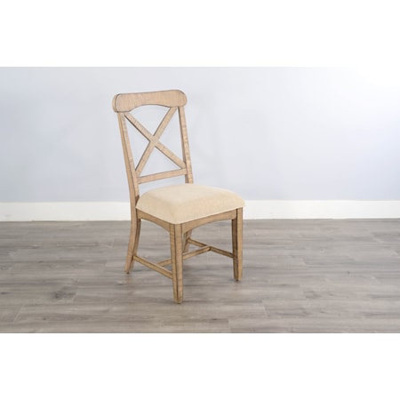 Beach Pebble Dining Chair, Cushion Seat